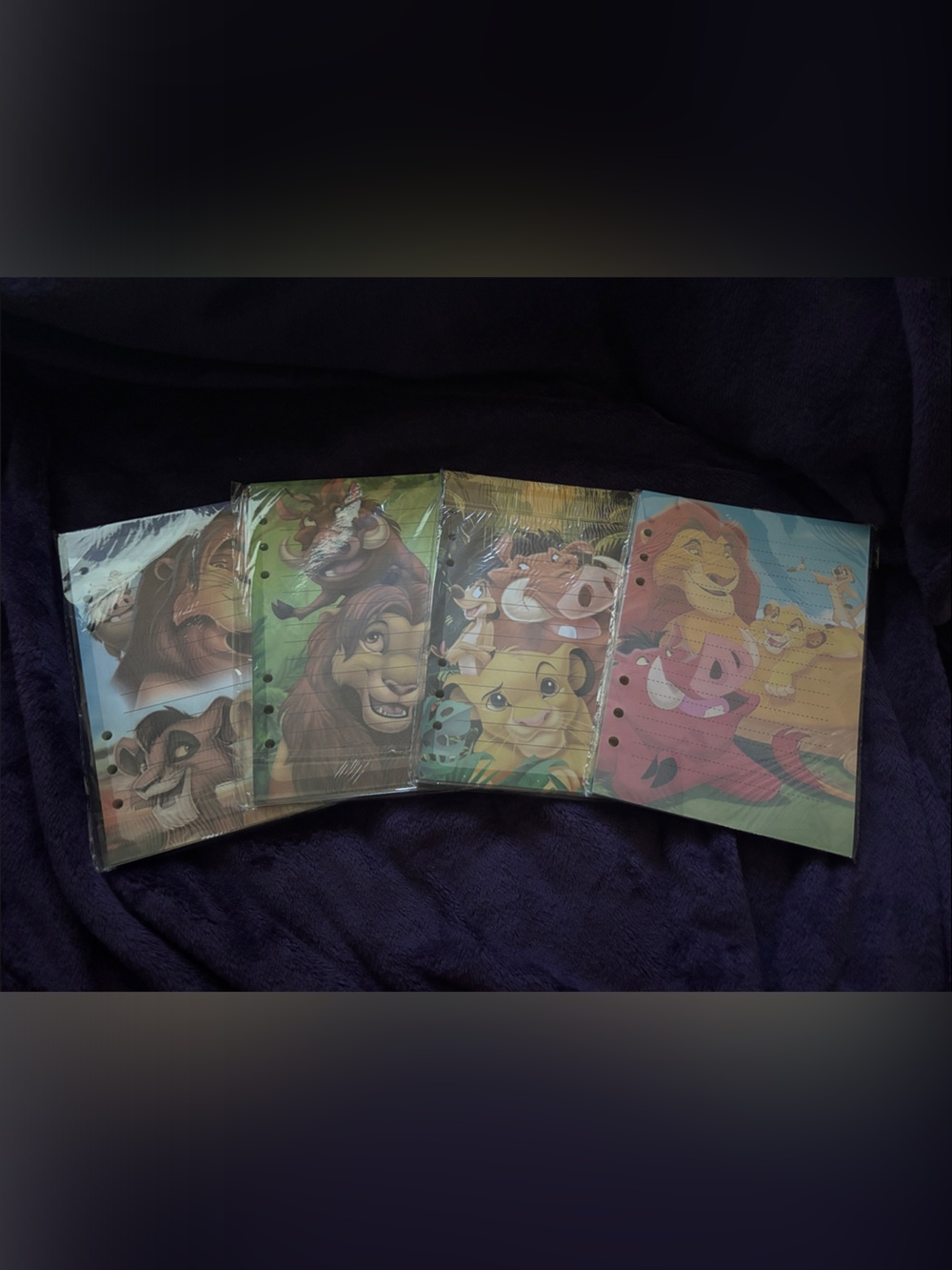 Lion king 4 packs of A5 paper